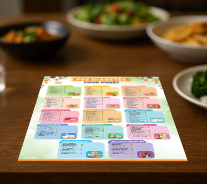 Growzale™ Pre Diabetes Food Chart, Prediabetic Foods, Low Sugar Food Meal Plan, Prediabetes Food Chart and Grocery List, Pre Diabetic Foods To Avoid